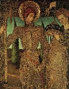 Triptych of Saint George (detail) af, HUGUET, Jaume